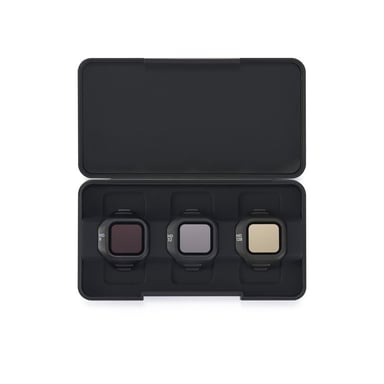 Set de filtres ND DJI Mini 5 Pro ND8 ND32 ND128 (3 filtres) Boîtier rigide Noir - Neuf