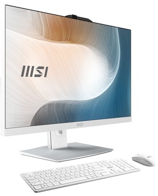 MSI Modern AM242TP 12M-440EU Intel® Core™ i7 i7-1260P 60,5 cm (23.8'') 1920 x 1080 pixels Écran tactile PC All-in-One 16 Go DDR4-SDRAM 1 To SSD Wi-Fi 6E (802.11ax) Blanc