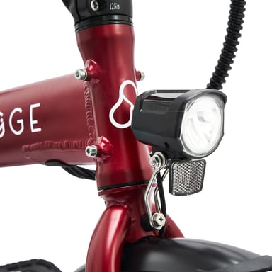 Vélo pliant Hygge Virum 2025 - Vélo électrique léger | Sangria Rouge