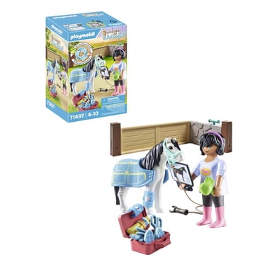 PLAYMOBIL Cavallo Terapeuta con Pony - Set Cavalli di Cascata