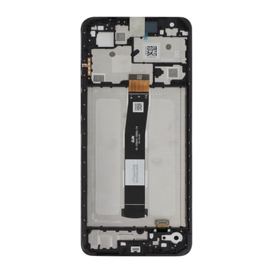 Écran pour Xiaomi Redmi 12C LCD + Vitre Tactile + Châssis Noir