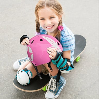 STAMP JH674102 casque de sport Rose, Blanc