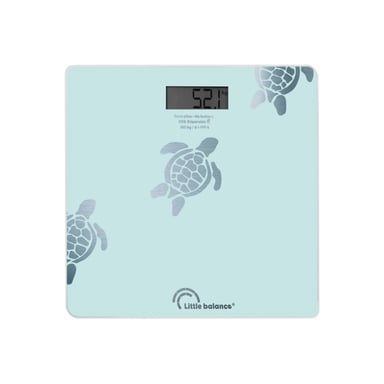 Báscula de baño Little Balance Tortues Aqua USB R AZUL