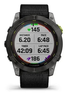 Garmin Enduro 2 3,56 cm (1.4'') MIP 35 mm Numérique 280 x 280 pixels Écran tactile Gris Wifi GPS (satellite)