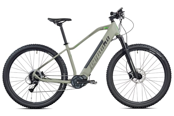 Legnano 23AC949 bicicleta eléctrica Negro, Gris Aluminio 73,7 cm (29'') 24 kg
