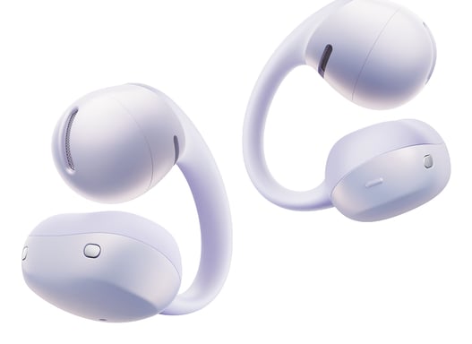 Auricolari True Wireless Shokz OpenDots Air Viola Bluetooth 6.1 DirectPitch™ Bassphere™ IP55