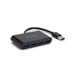Kensington Hub USB 3.0 de cuatro puertos UH4000: negro