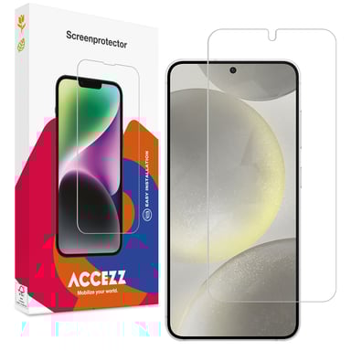 Accezz Protection d'écran en verre trempé pour Samsung Galaxy S24 / S25