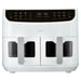 MEDION LIFE P20 Double 8,7 L 2600 W Friteuse d'air chaud Blanc