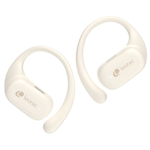 Casque True Wireless Leotec LETWS01W – Bluetooth, Open-ear, Appels/Musique/Sport