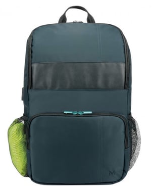 Mochila con funda impermeable para portátil - 14-15,6'' - Azul marino