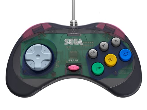 Retro-Bit RB-SGA-022 accessorio per videogiochi Joystick analogico grigio Sega Saturn