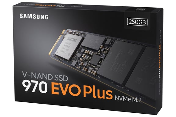 SSD SAM. 250G 970 EVO PLUS M.2 M.2 2280 - PCIe 3.0 x4 NVMe SAMSUNG MZ-V7S250BW