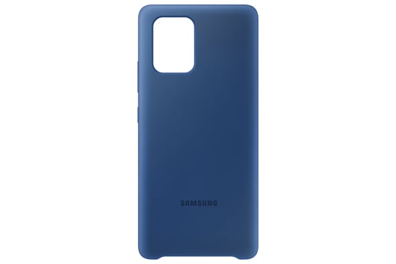 Coque en silicone pour Galaxy S10 Lite Bleu