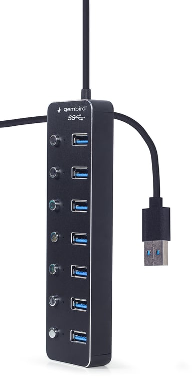 Gembird UHB U3P4P 01 hub & concentrateur USB 3.2 Gen 1 3.1 Gen 1 Type A 5000 Mbit/ Neuf - vue 8