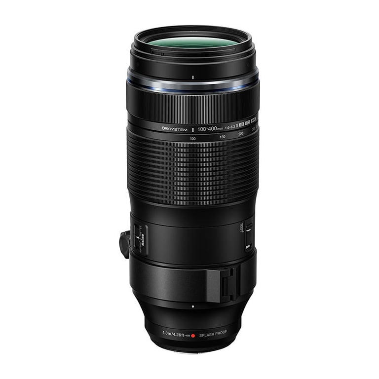 Objectif zoom Om System .Zuiko Digital ED 100 400 mm f5.0 6.3 IS II pour Monture Micro 43 - vue 4