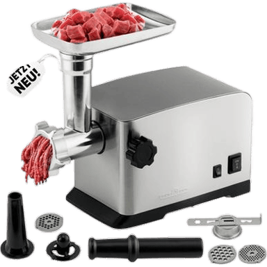 Picadora de carne Profi Cook pc-fw 1272 1200W Plata/Gris