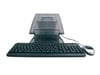 Hamlet XTMS100KM Tiramisù Notebook stand with keyboard and mouse Noir