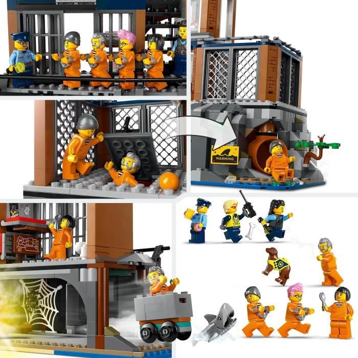 Lego City La Prison De La Police En Haute Mer 60419 Lego - vue 3