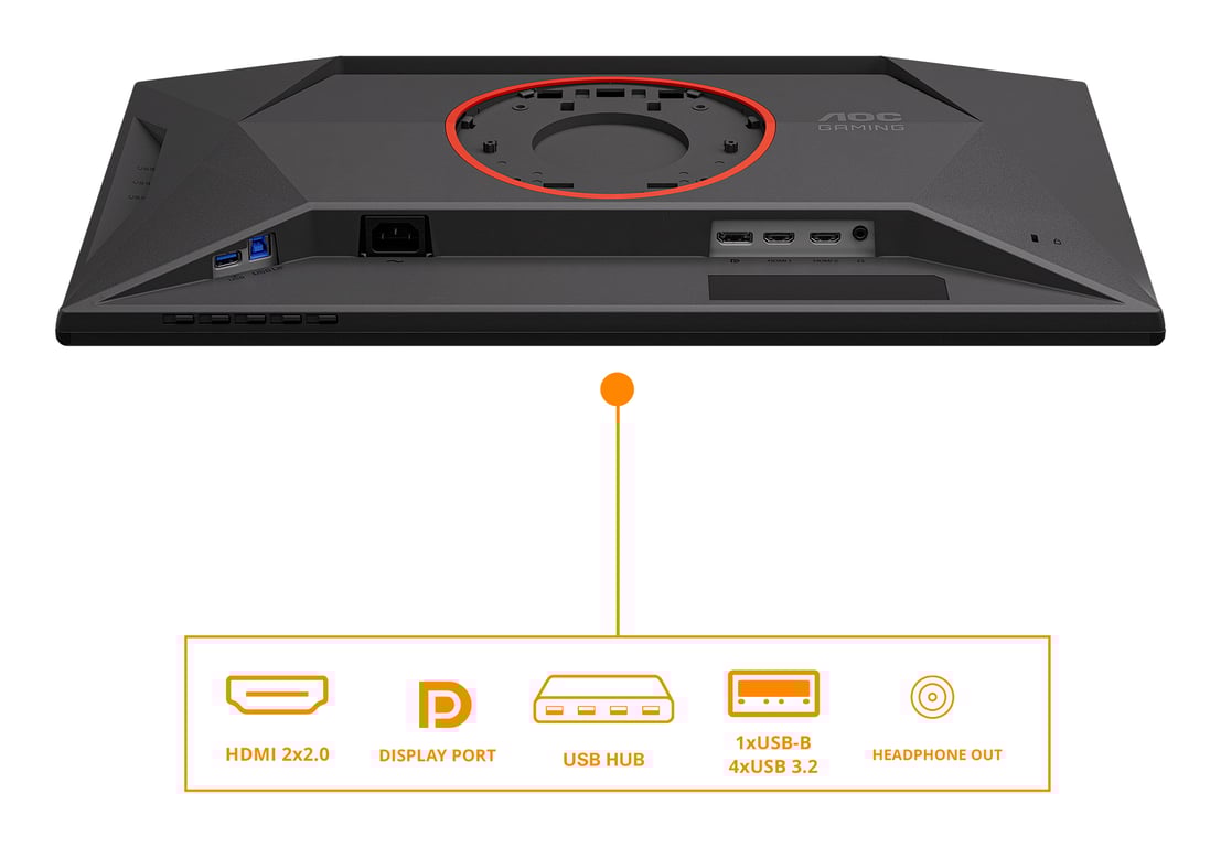 AOC G4 25G4KUR écran plat de PC 62 2 cm 24.5 1920 x 1080 pixels Full HD LED Neuf - vue 2