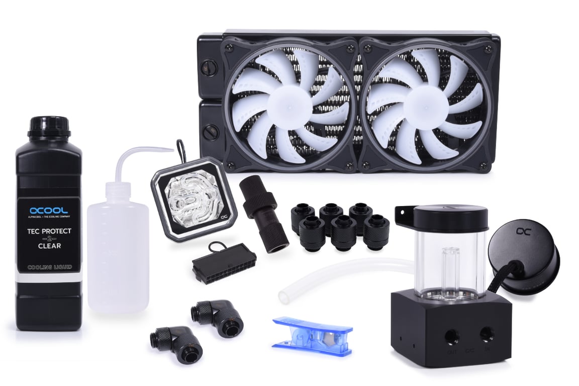Alphacool XT45 Processeur Kit de refroidissement du liquide 12 cm Neuf
