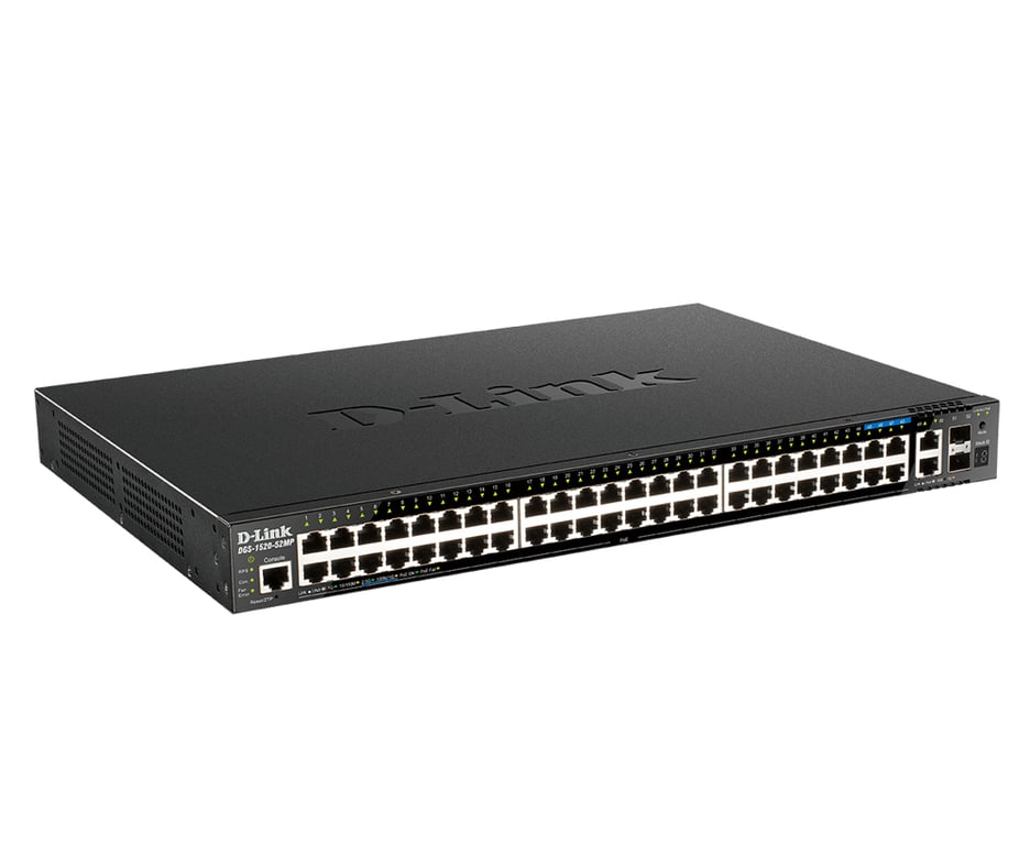 D Link 44 PORT GIGABIT SMARTPRO SWITCH - vue 2