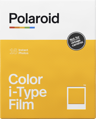 POLAROID Paquete doble de 16 películas a color para cámaras NOW i-Type Blanco