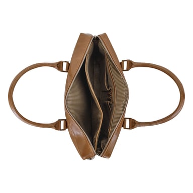 DBRAMANTE1928 Mochila para portátil de 16>> Colección Rosenborg 2ª Generación Marrón claro