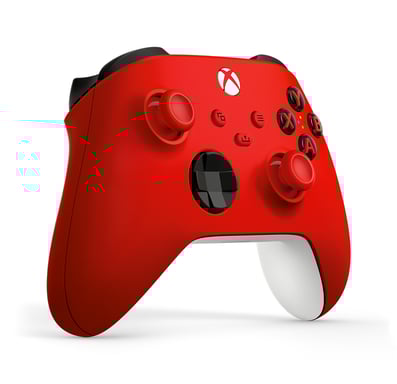 Mando Inalámbrico Xbox Series Nueva Generación - Voltio Eléctrico - Amarillo - Xbox Series / Xbox One / PC Windows 10 - Rojo