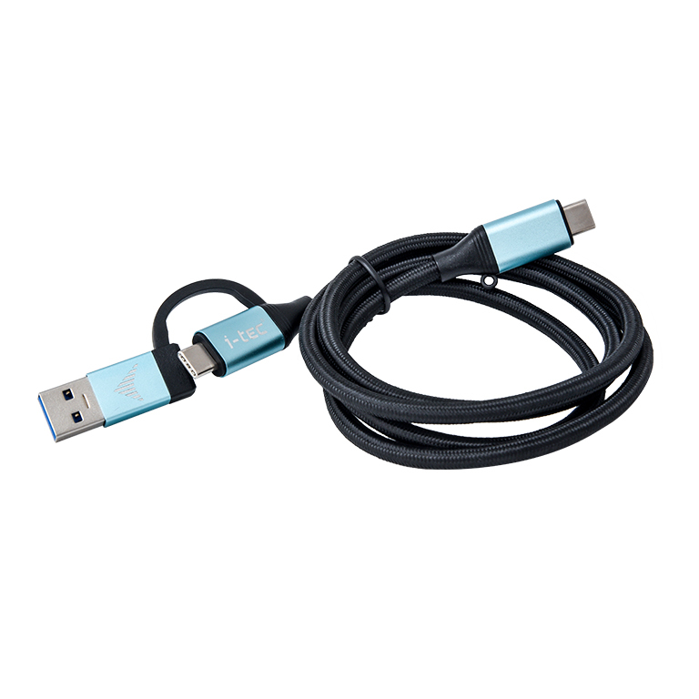 i-tec USB-C Cable to USB-C with Integrated USB 3.0 Adapter - Neuf