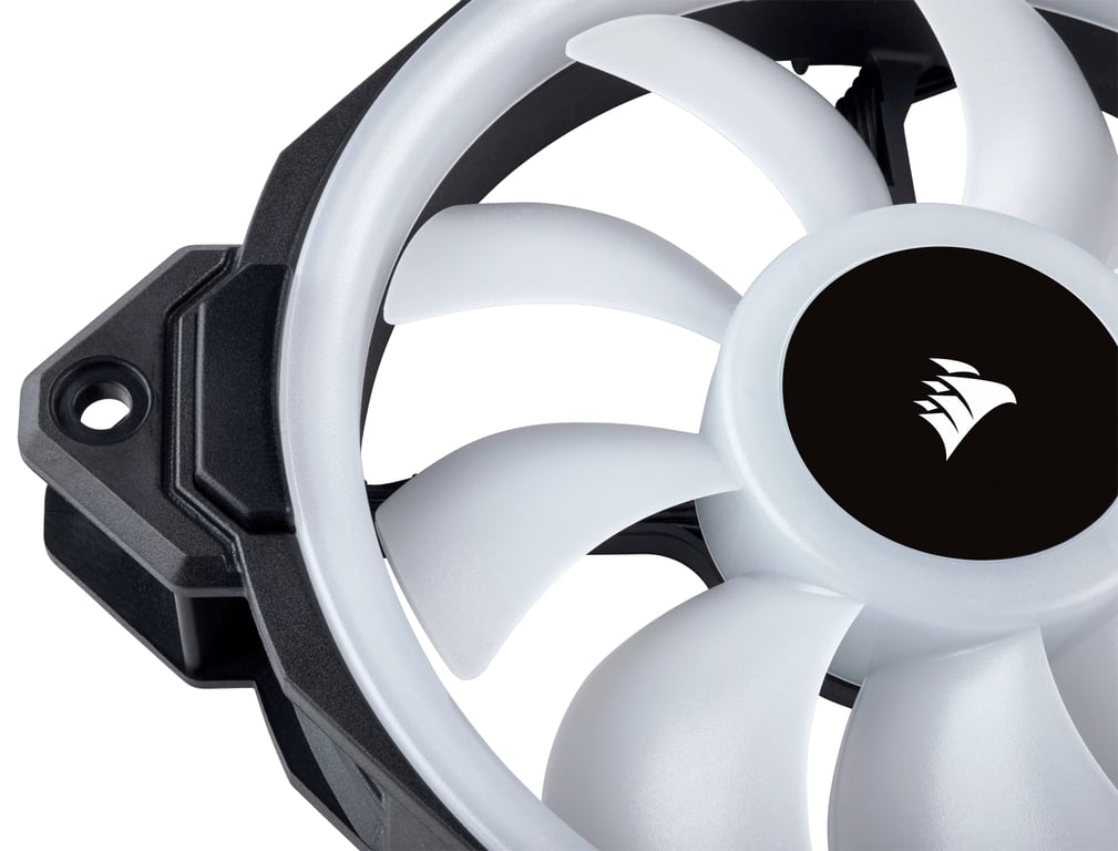 Corsair LL120 RGB Boitier PC Ventilateur 12 cm Noir, Blanc - Neuf