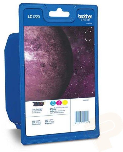 Brother Cartouches CyanJaune LC 1220RBWBP - vue 5