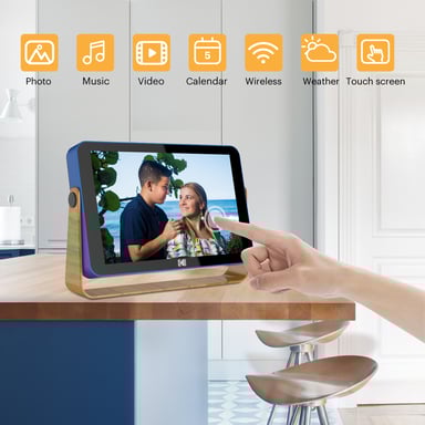 KODAK RWF-108 - Marco de fotos digital conectado de 10 pulgadas Azul