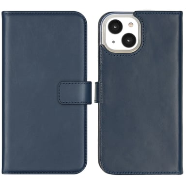 Selencia SH00050530 coque de protection pour téléphones portables 15,5 cm (6.1'') Folio porte carte Bleu Apple iPhone 14