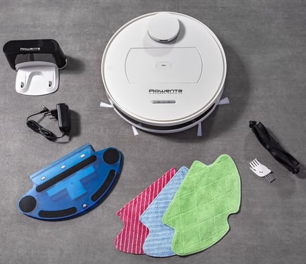 Rowenta Explorer 75 RR7687 0,4 L robot aspirapolvere senza sacco Bianco