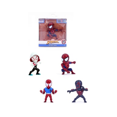 Figurita Spider-Man SMOBY en metal 6 cm acabado brillante surtida