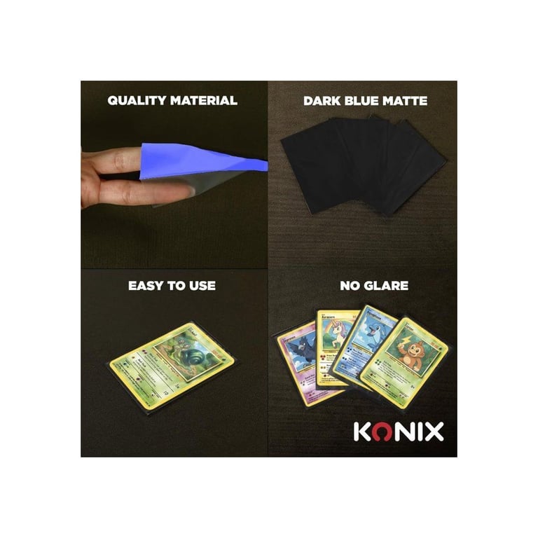 Protège cartes Matte Sleeves Konix 66 x 91 mm 100 pièces Anti reflet Neuf - vue 6