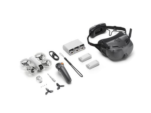 Pack Motion Fly More DJI Neo, Mini Drone avec Caméra 4K UHD avec RC Motion 3 et 3 Batteries