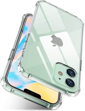 Pack Protection pour ''IPHONE 12'' (Coque Silicone Anti-Chocs + Film Verre Trempe)