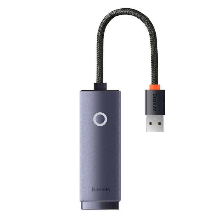 Carte adaptateur Internet réseau Baseus WKQX000313 Lite USB C vers RJ45 100 Mbps Neuf