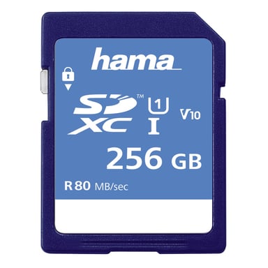 Hama 00123997 mémoire flash 256 Go SDXC UHS-I Classe 10