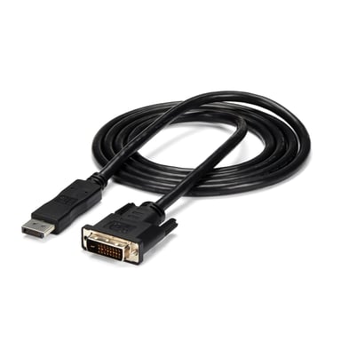 StarTech.com Cable de 1,8m DisplayPort a DVI - Cable Adaptador DisplayPort a DVI DVI-D Monoenlace de Vídeo 1080p - Cable de DP a DVI para monitor - Co