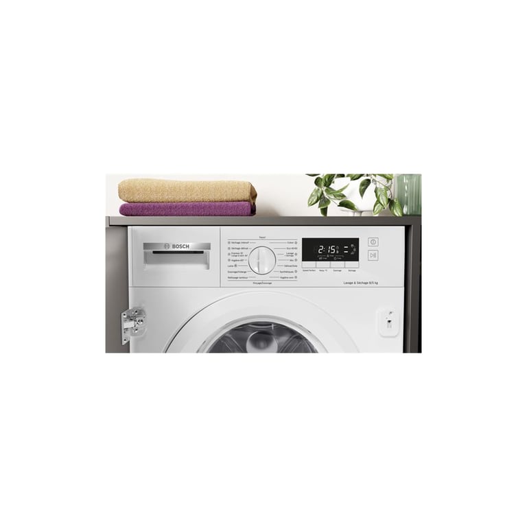 Lave-Linge Séchant Intégrable Bosch WKD28260FR – 8 kg / 5 kg, 1400 tr/min - vue 6