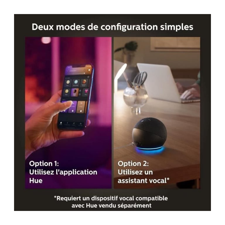 Philips Hue And Color Ambiance Pack De 4 Ampoules Led Connectées E27 - vue 3