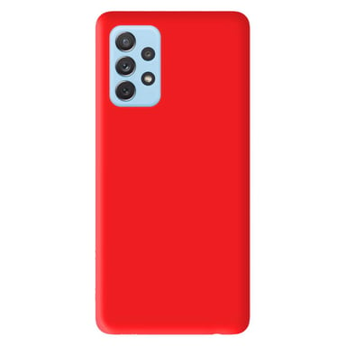 Coque silicone unie Mat Rouge compatible Samsung Galaxy A32 4G