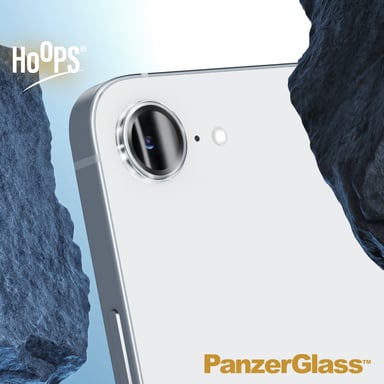 PanzerGlass ® Hoops® Transparent Camera Lens Protector iPhone 16e Protector de pantalla Apple 1 pieza(s)