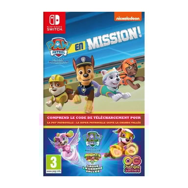 Compilation La Pat' Patrouille en Mission + La Pat' Patrouille Sauve la Grande Vallée Jeu Switch