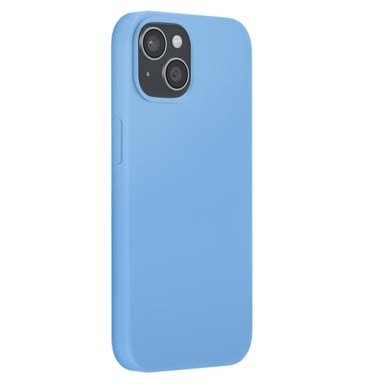 Coque pour iPhone 15 Édition Color Skin en TPU avec Intérieur Doux Bleu clair