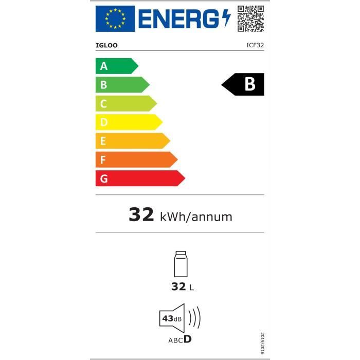 Glacière électrique IGLOO ICF32 240 V 31 - vue 3