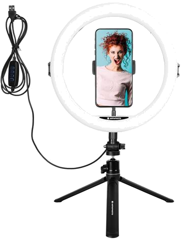 Agfa Photo Realiview ARL11XL - Ring Light and Adjustable Tripod